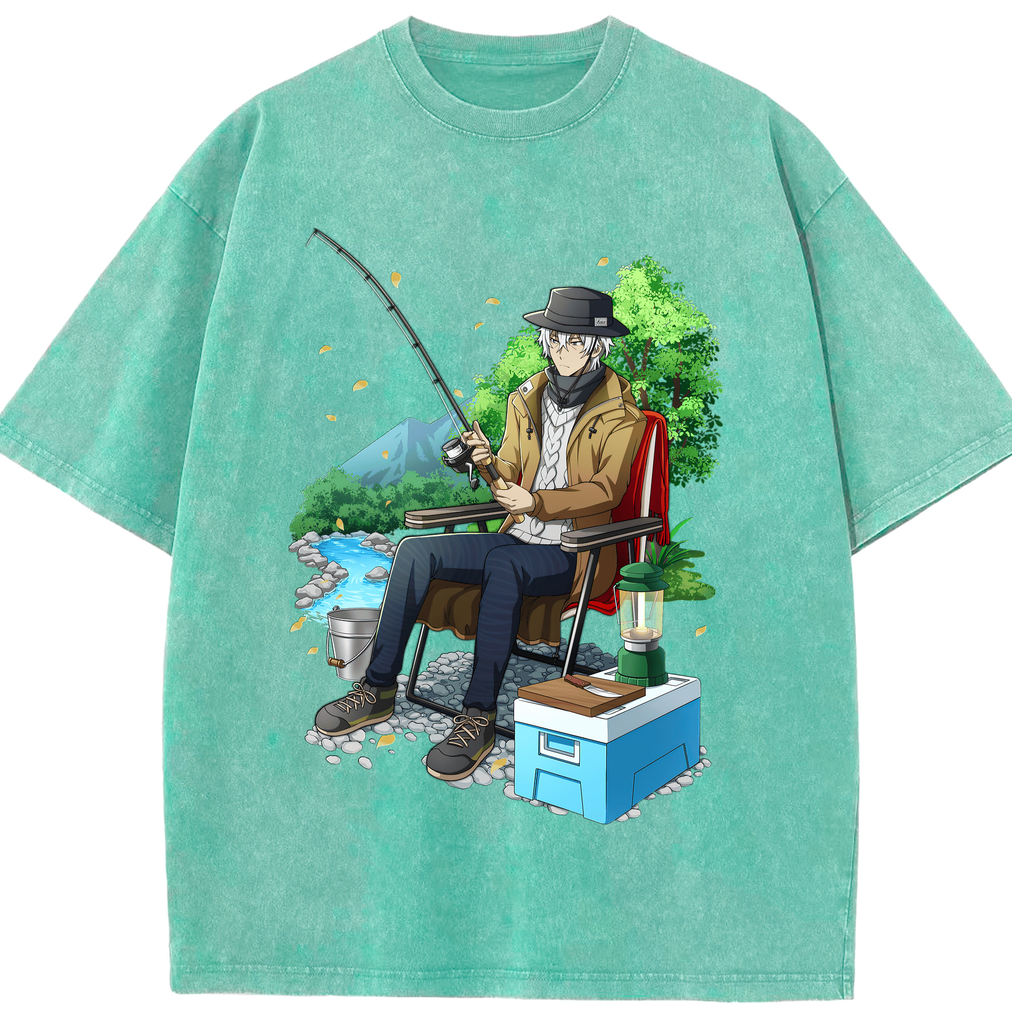 （画像用） 文豪ストレイドッグス Bungo Stray Dogs 綿100% ヴィンテージ風 半袖Tシャツ（フロントプリント）